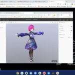 Chromebook GCP 仮想Windows Vroid Studio Vectary 3DCG