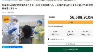 ふるさと納税 北海道 医療従事者 支援 寄付 オンライン