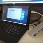 Windows10 PC microSDカード クローン USB-Cハブ